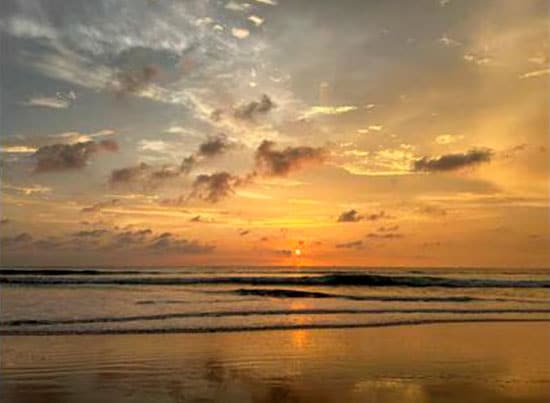 Sunset on Goa Beach