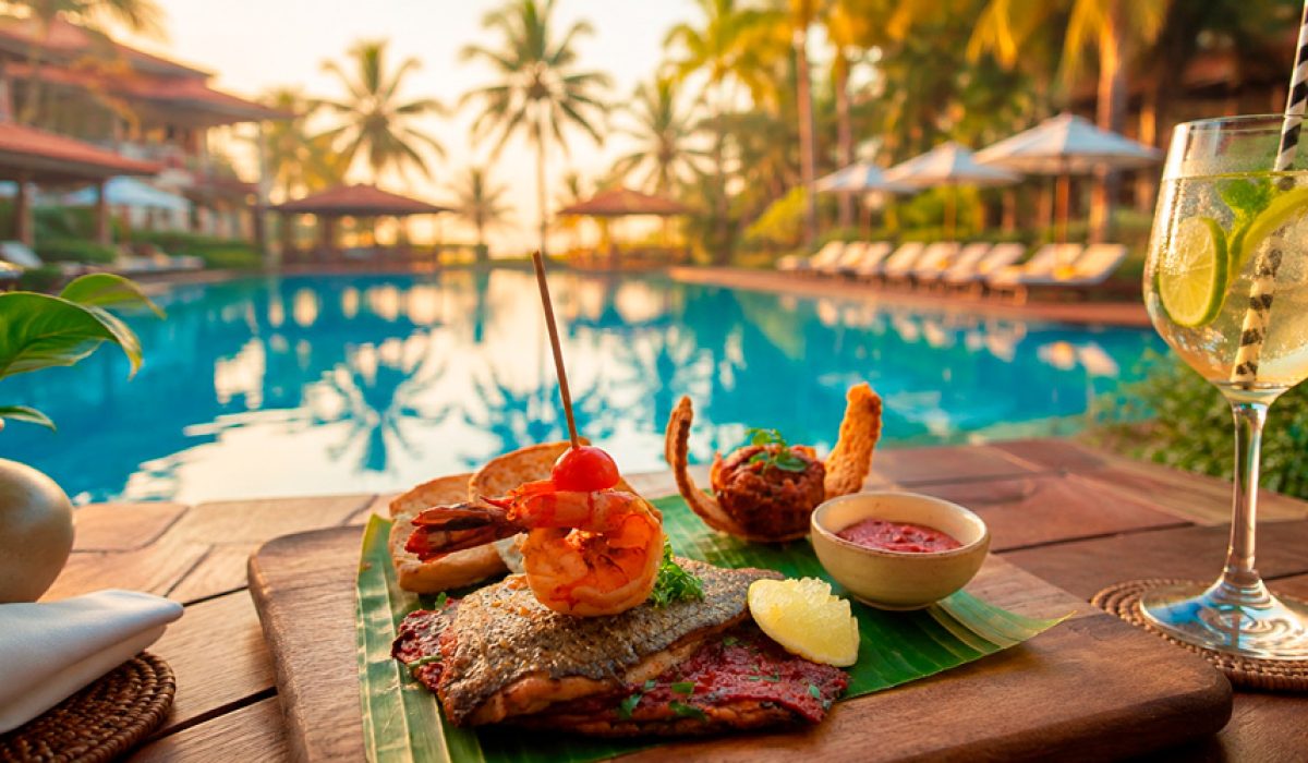 Grilled-Seabass-With-Peri-Peri-Marinade-&-Prawn-Balchao