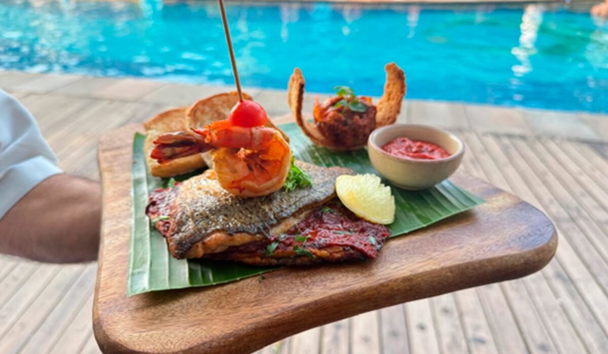 A Signature Coastal Dish at a Beleza By The Beach Resort in Goa